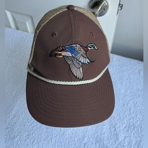 Paramount outdoor Embroidered Duck Brown Trucker Hat